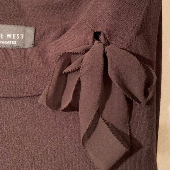 Nine West Separates dark brown sweater NWOT - Picture 7 of 11